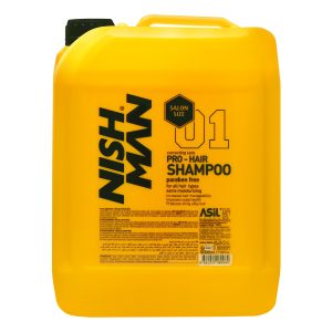 Nishman Pro Hair Paraben Free - delikatny szampon odżywczy, 5000ml