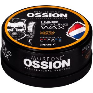 Morfose Ossion PB Hair Styling Wax Ultra Hold – nabłyszczający, mocny wosk do stylizacji, 150ml