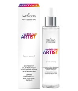 Ekspresowy żel zmiękczający do usuwania skórek wokół paznokci Farmona Hands & Nails Artist 50ml