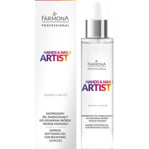 Ekspresowy żel zmiękczający do usuwania skórek wokół paznokci Farmona Hands & Nails Artist 50ml