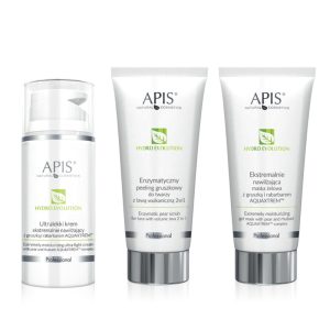 Zestaw kosmetyków Apis Hydro Evolution krem, peeling enzymatyczny, maska żelowa