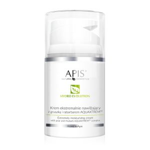 Ekstremalnie nawilżający krem z gruszką i rabarbarem AQUAXTREM - Apis Home Terapis - 50 ml