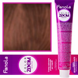 Fanola Color Zoom - krem do farbowania włosów cała paleta, 100 ml 5.4 Jasna kasztanowa miedź