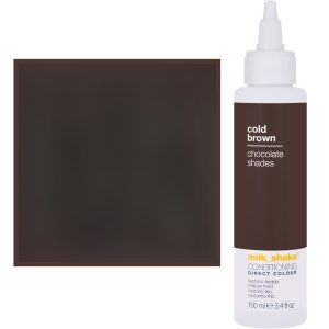 Milk Shake Direct Colour - toner do koloryzacji włosów 100ml, pełna paleta kolorów COLD BROWN || Zimny Brąz