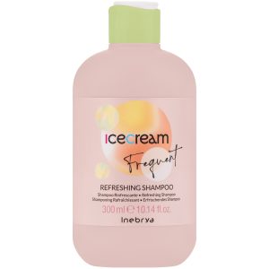 Inebrya Ice Cream Frequent Refreshing - szampon oczyszczający włosy i skórę głowy, 300ml