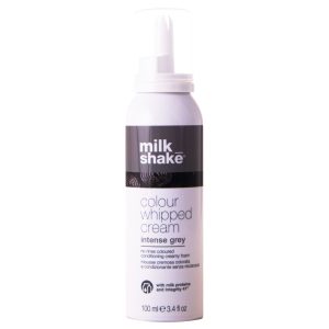Milk Shake Color Whipped Cream Beige Blonde – pianka koloryzująca i odżywcza bez spłukiwania 100 ml Intense grey