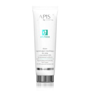Krem regenerująco-nawilżający do stóp z mocznikiem 20% i jonizowanym srebrem Apis API-PODO 100 ml