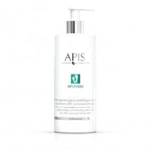 Krem regenerująco-nawilżający do stóp z mocznikiem 20% i jonizowanym srebrem Apis API-PODO 500 ml