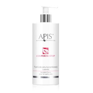Tonik do cery naczynkowej z acerolą - Apis Couperose-Stop - 500 ml