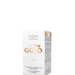 Liftingująco - rozświetlający krem pod oczy Farmona Retin Gold 50ml
