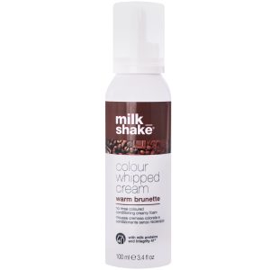 Milk Shake Color Whipped Cream Beige Blonde – pianka koloryzująca i odżywcza bez spłukiwania 100 ml Warm Brunette
