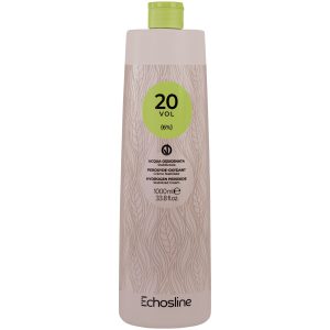 Echosline Hydrogen Peroxide Stabilized Cream - aktywator w kremie do farb, 1000ml 20 Vol | 6%