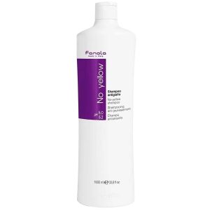 Fanola No Yellow - szampon neutralizujący żółty odcień włosów, 1000ml