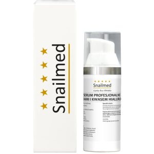 Odbudowujące Serum do twarzy z naturalnym śluzem ślimaka, kwasem hialuronowym oraz peptydami biomimetycznymi
