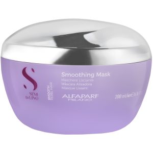 Alfaparf Semi Di Lino Smoothing Mask – nawilżająco-wygładzająca maska do włosów, 200ml