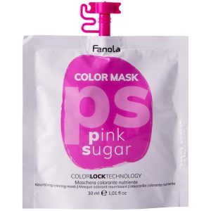 Fanola Color Mask - koloryzująca maska do włosów, różne kolory 30ml Pink Sugar
