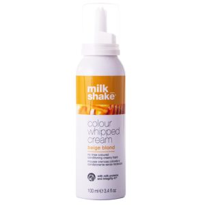 Milk Shake Color Whipped Cream Beige Blonde – pianka koloryzująca i odżywcza bez spłukiwania 100 ml Beige blond