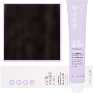 Milk Shake Creative - farba do włosów, pełna paleta kolorów, 100ml 4,3 | 4G || Średni Złoty Brąz