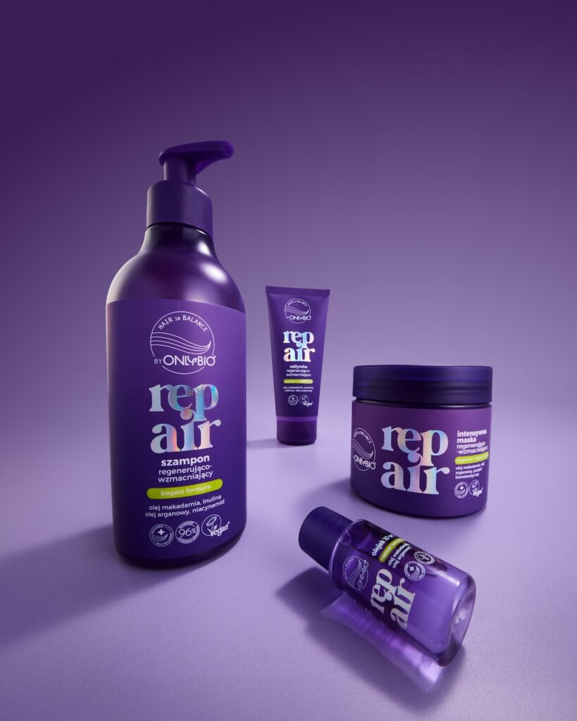 Odżywka regenerująco-wzmacniająca OnlyBio Hair in Balance Repair do suchych i zniszczonych włosów