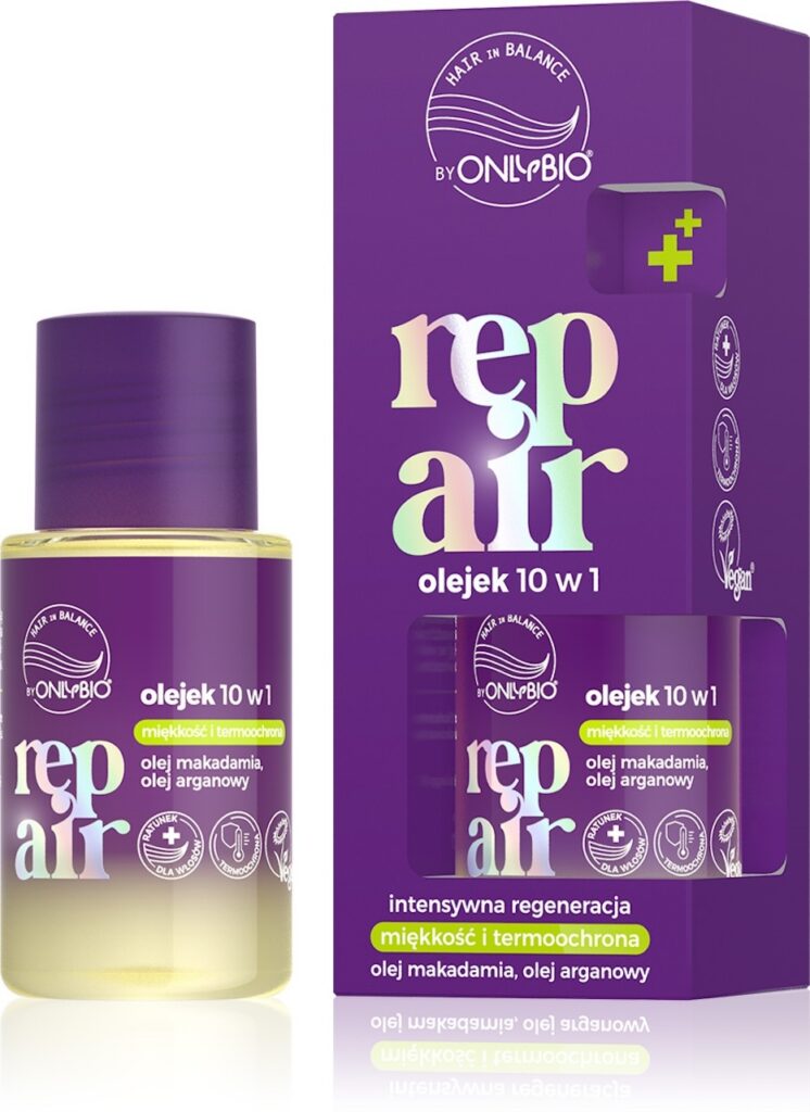 OnlyBio Hair in Balance Repair – odżywka do wygładzania i wzmacniania zniszczonych pasm